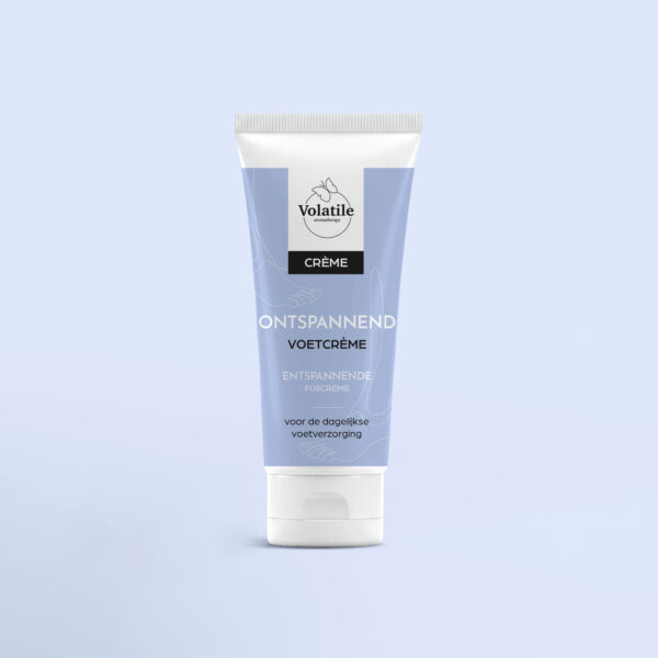 Volatile voetcreme ontspannend