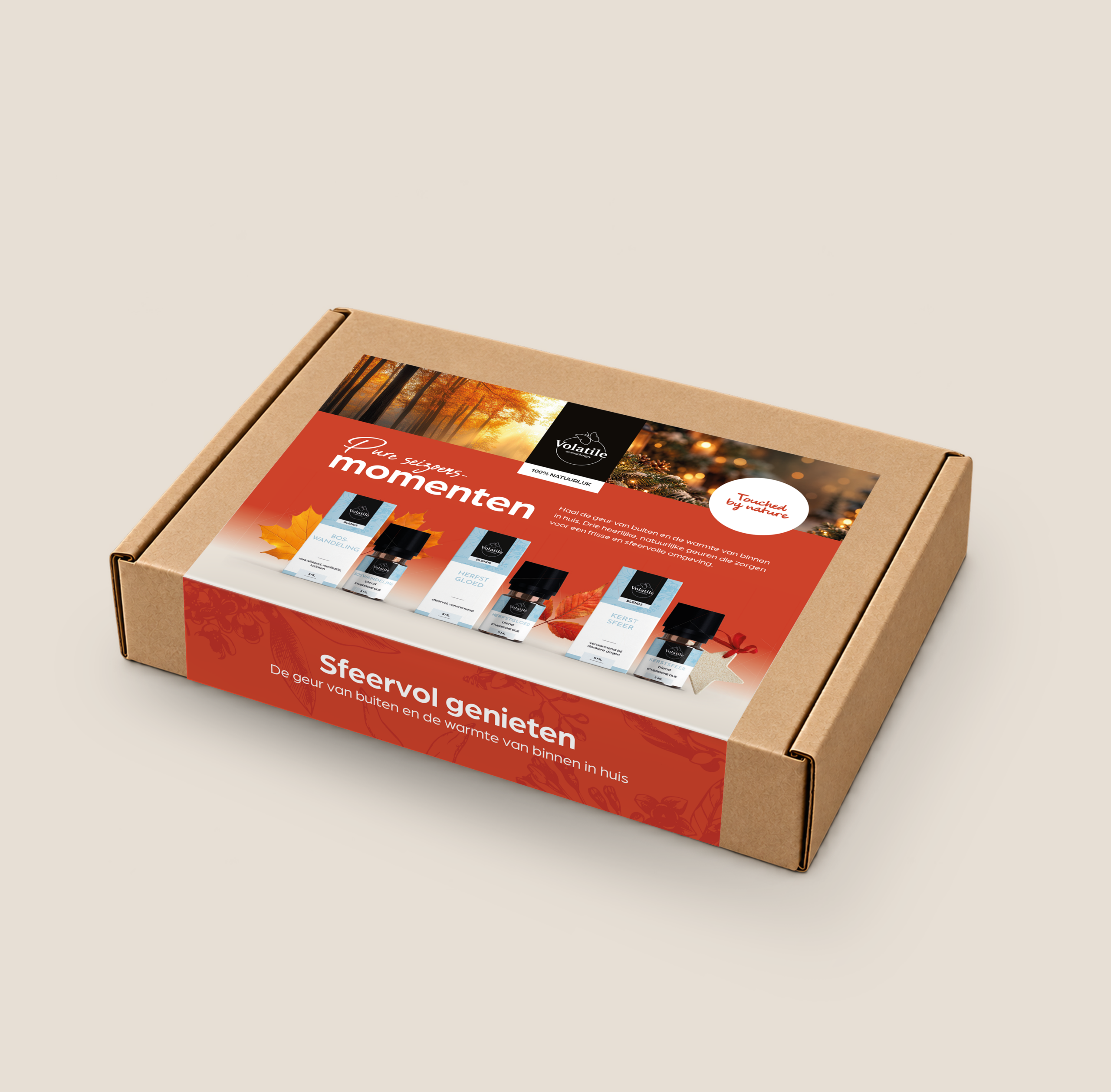 Volatile Themabox Najaar met Boswandeling, Herfstgloed en Kerstsfeer